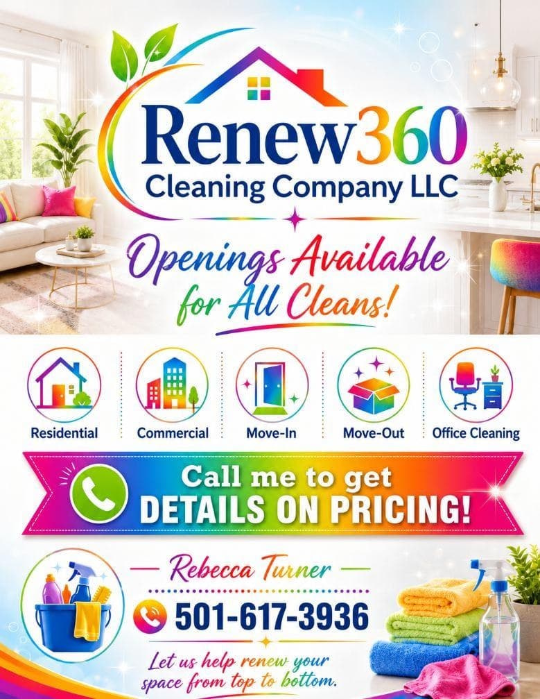 Renew 360 cleaning openings and service information