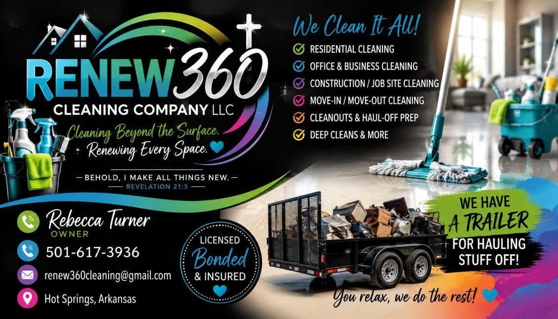 Renew 360 cleaning and hauling services